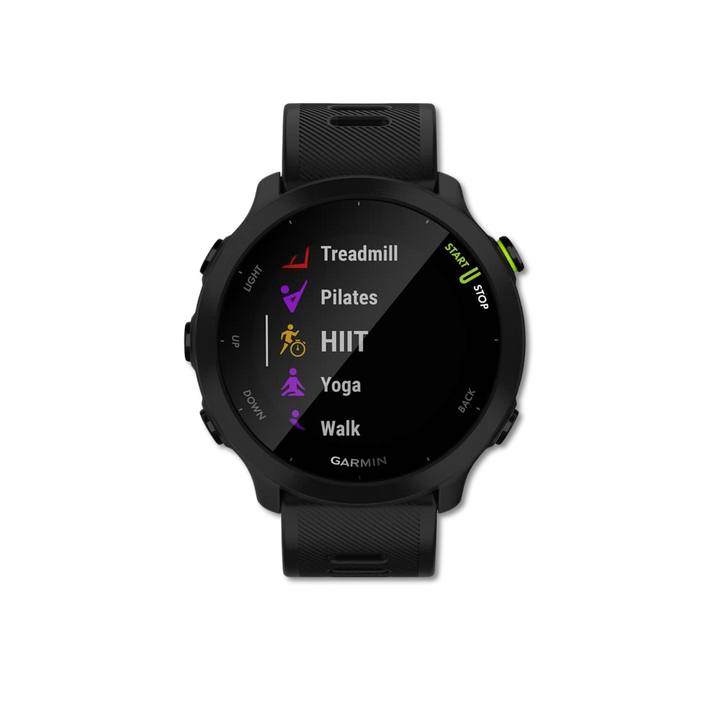 Garmin Forerunner 55 built-in GPS tracking