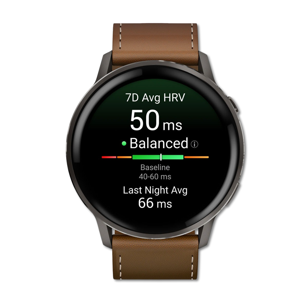 #Color_Slate with Black Silicone Band and Brown Leather Band