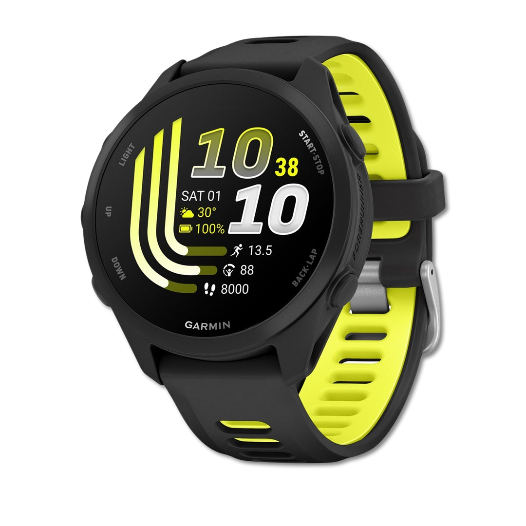 Garmin Forerunner 170 Standard Black/Amp Yellow front