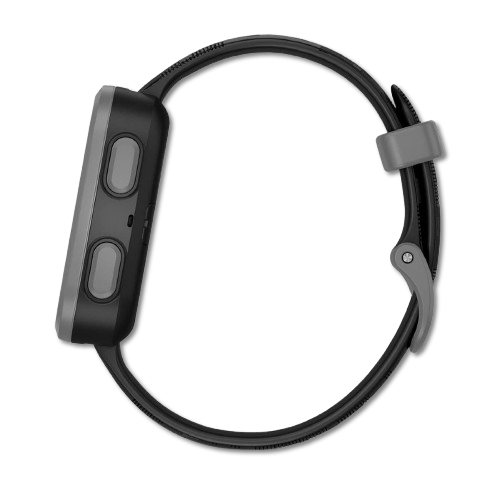 #Color_Black Camo Garmin Bounce band and case detail