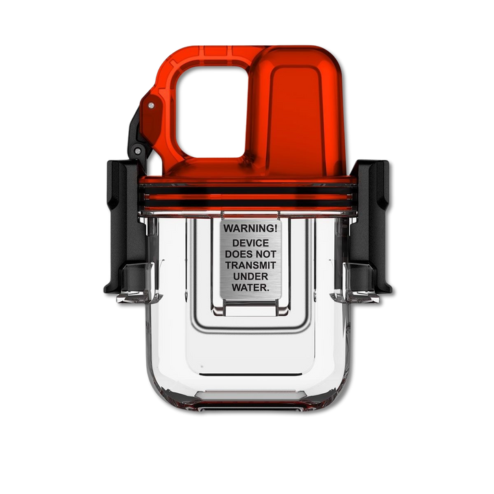 Garmin inReach Mini dive case left view