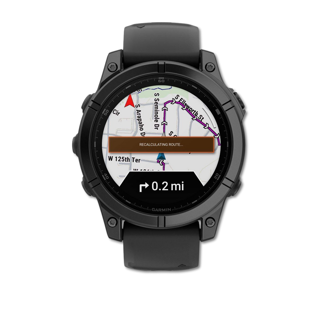 Garmin fenix E 47mm Slate Gray Steel right view