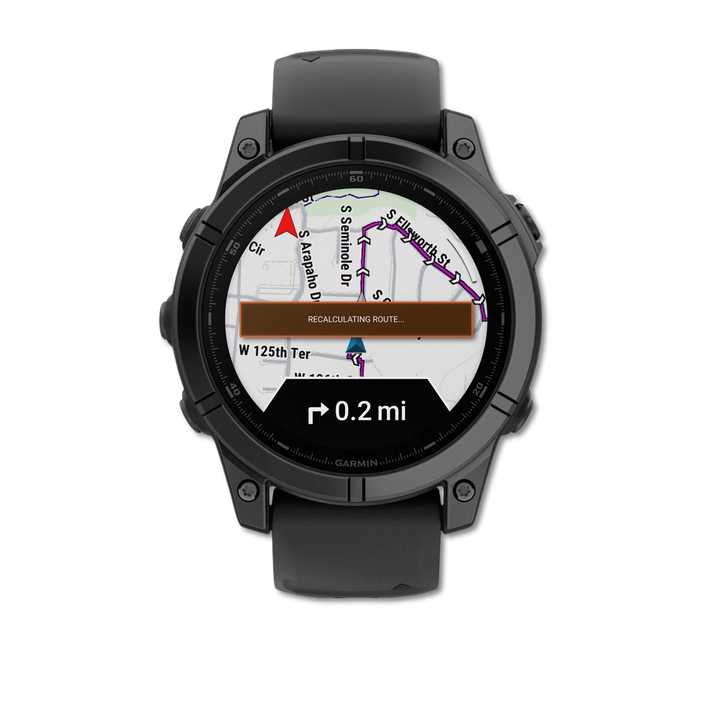 Garmin fenix E 47mm Slate Gray Steel right view
