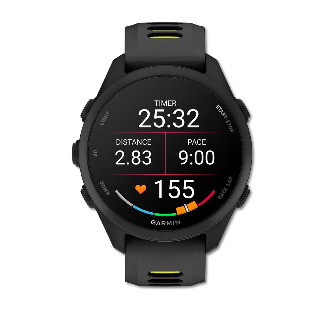 Garmin Forerunner 170 Standard Black/Amp Yellow detail 3