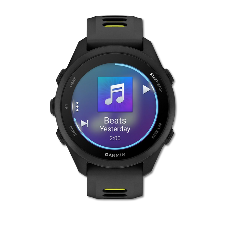 Garmin Forerunner 170 Music Black/Amp Yellow right