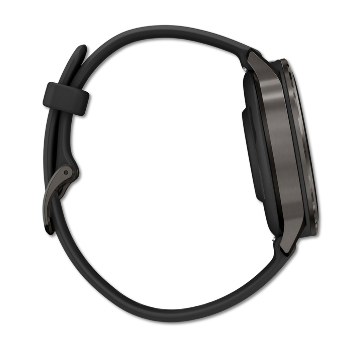 #Color_Slate with Black Silicone Band