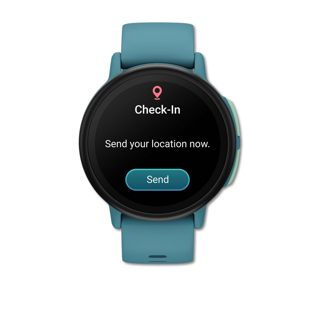 #Color_Turquoise Garmin Bounce 2 LTE calling