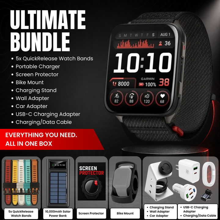 Garmin Venu® X1 Smartwatch - Bundle with Free Charging Accessories