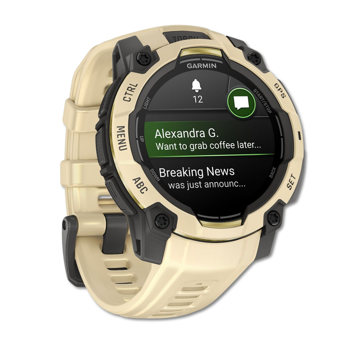 Garmin Instinct 3 AMOLED 45mm Citrine left