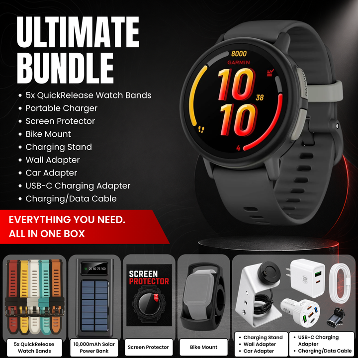 Garmin Bounce 2 Kids LTE Smartwatch Bundle with Free Charging Accessories
