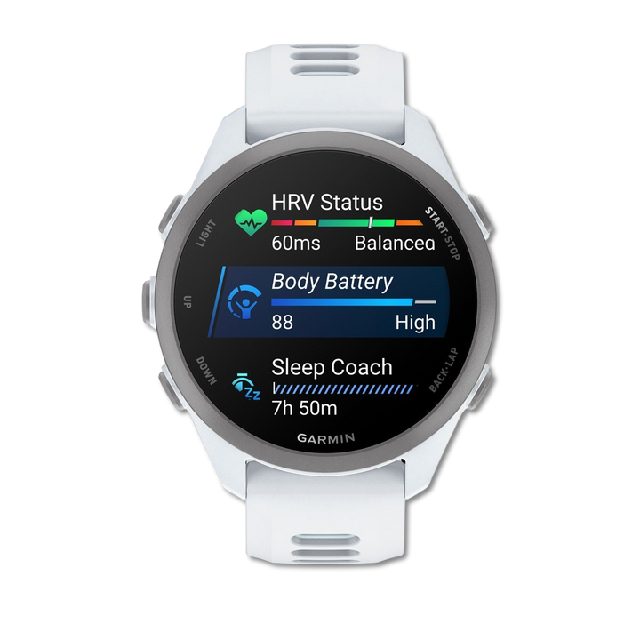 Garmin Forerunner 170 Music Whitestone/Cloud Blue detail 3