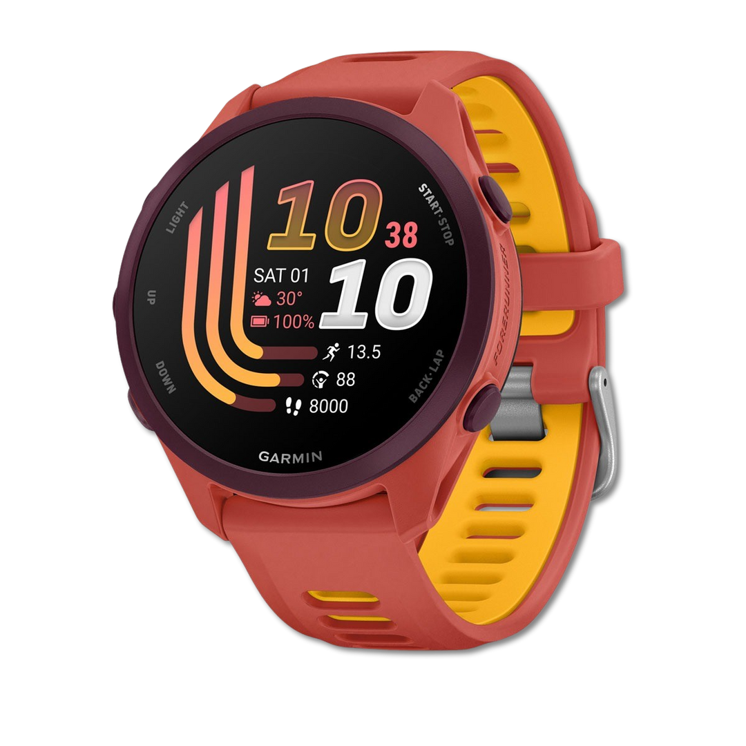 Garmin Forerunner 170 Music Red Pink/Mango front