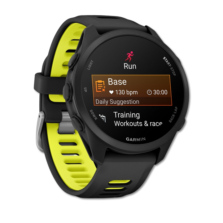 Garmin Forerunner 170 Music Black/Amp Yellow left