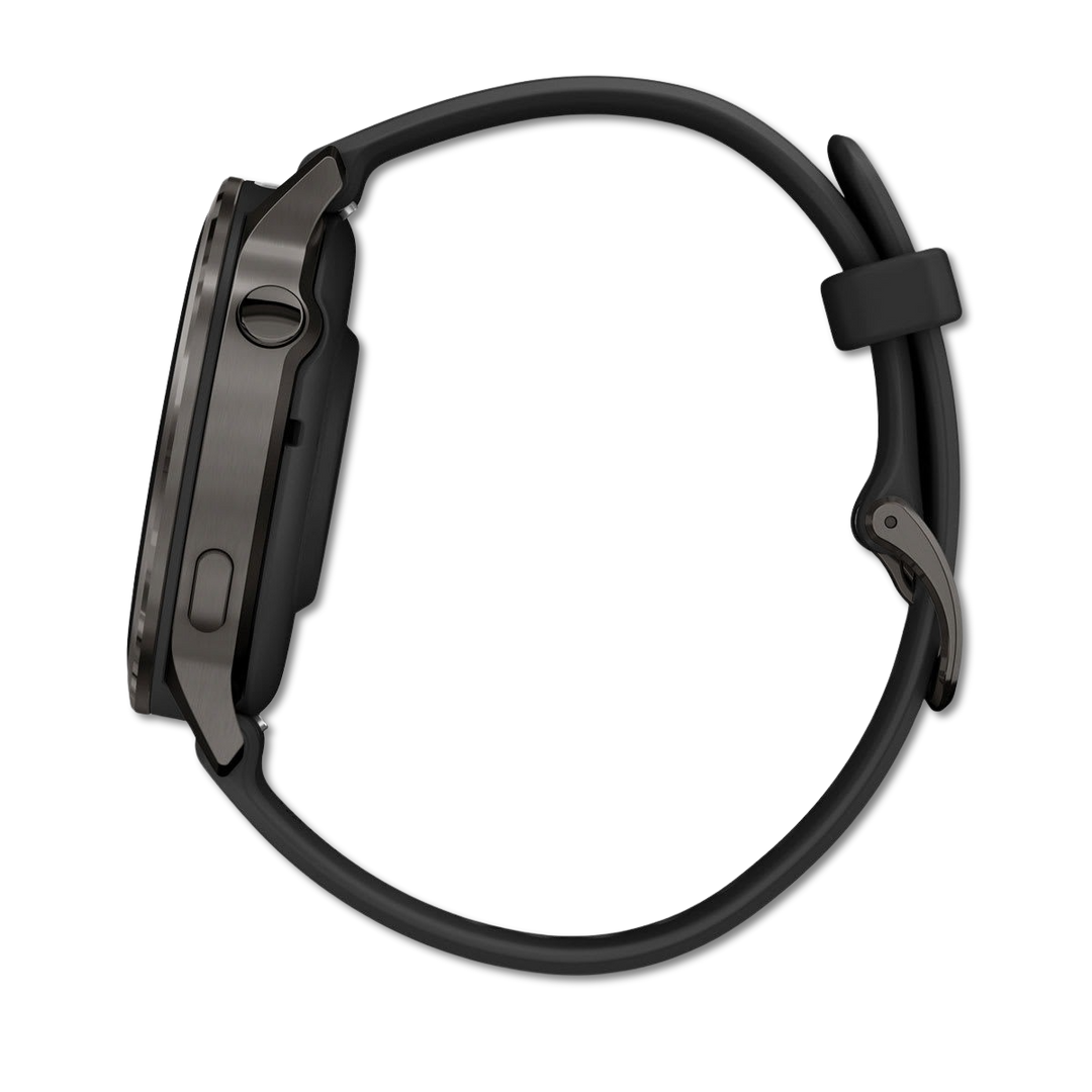 #Color_Slate with Black Silicone Band