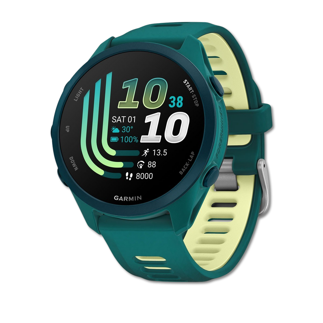 Garmin Forerunner 170 Music Teal Green/Citron front