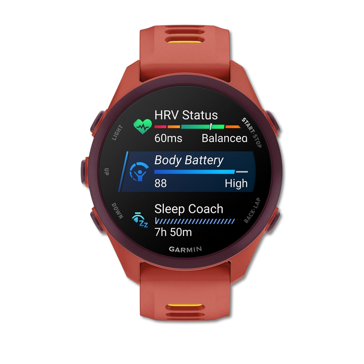 Garmin Forerunner 170 Music Red Pink/Mango detail 3
