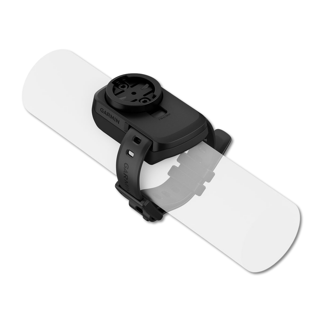 Garmin Edge top tube mount side