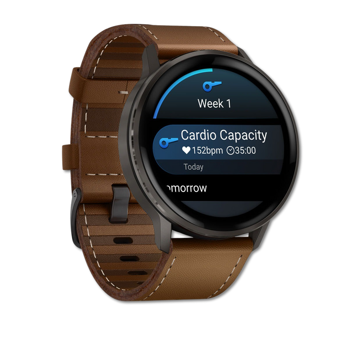 #Color_Slate with Black Silicone Band and Brown Leather Band