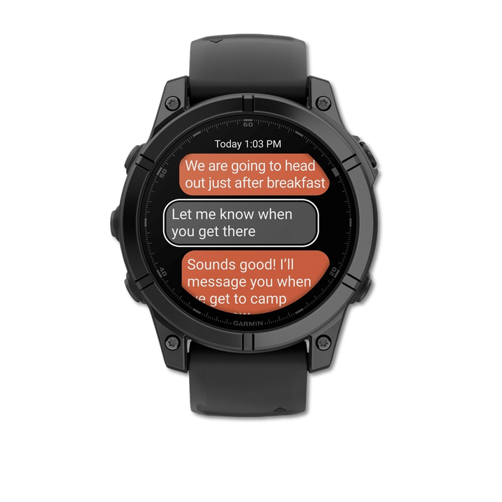Garmin fenix E battery life display