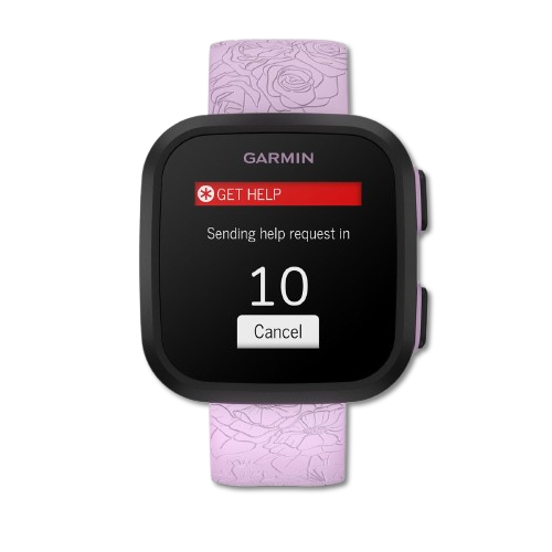 #Color_Lilac Floral Garmin Bounce activity tracking