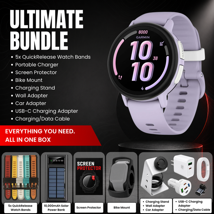 Garmin Bounce 2 Kids LTE Smartwatch Bundle with Free Charging Accessories