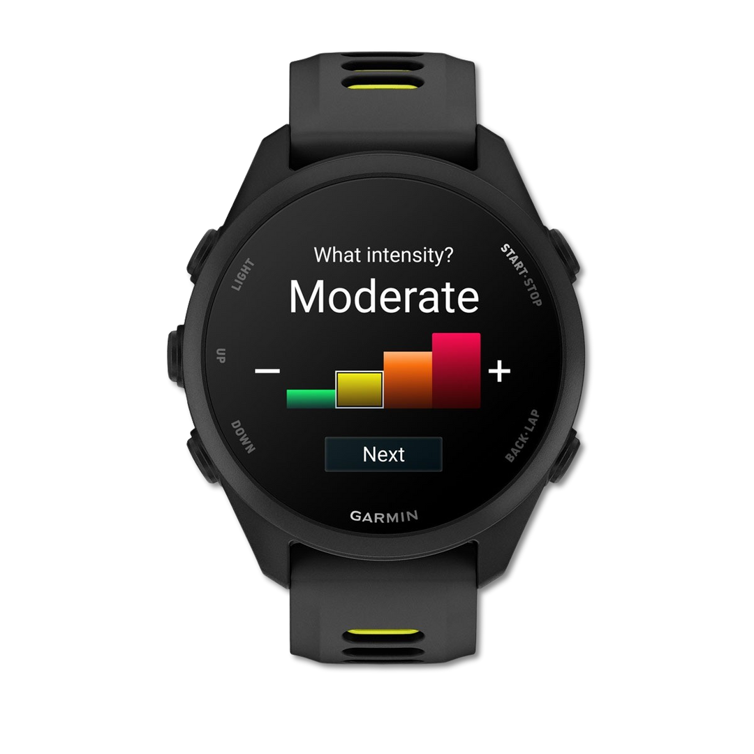 Garmin Forerunner 170 Standard Black/Amp Yellow detail 1