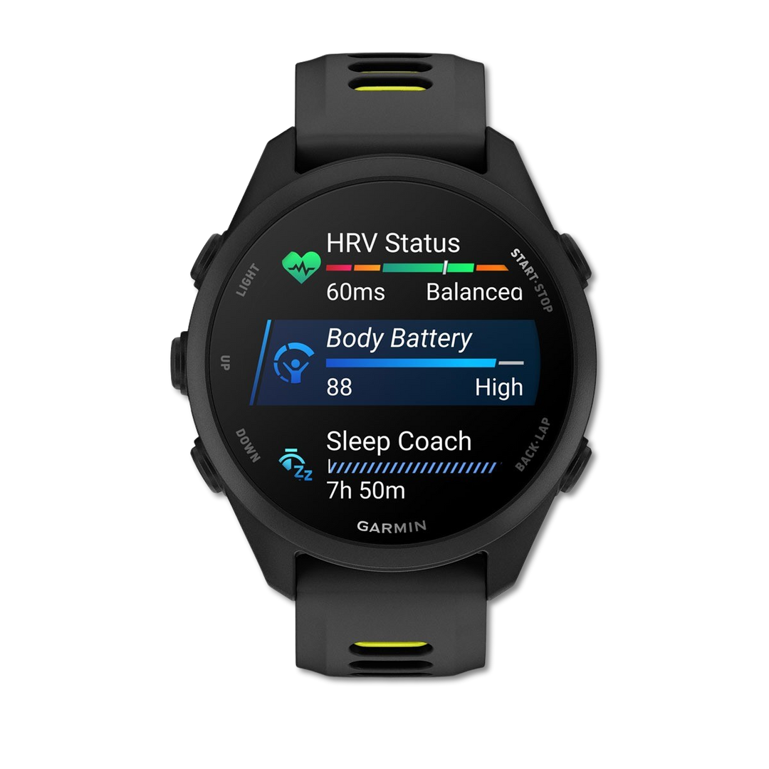 Garmin Forerunner 170 Music Black/Amp Yellow detail 3