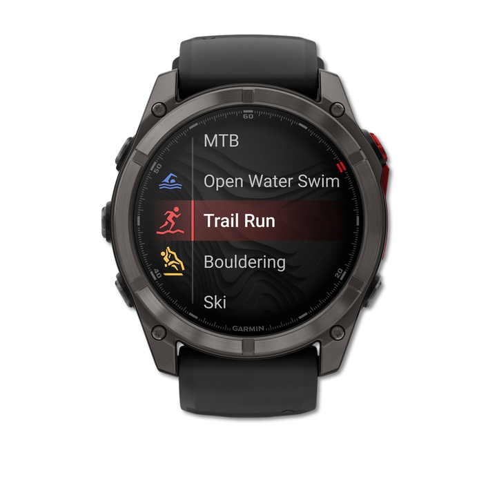 Garmin fenix 8 Pro MicroLED buttons and caseback