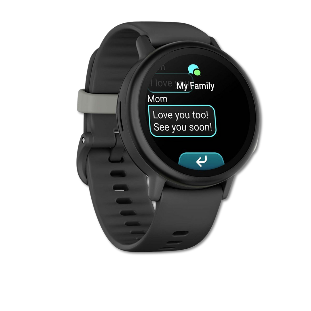 #Color_Slate Gray Garmin Bounce 2 left side view