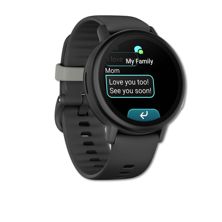 #Color_Slate Gray Garmin Bounce 2 left side view