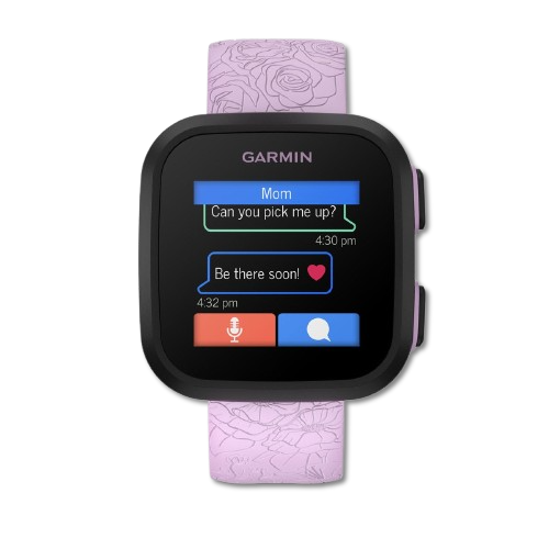 #Color_Lilac Floral Garmin Bounce right side view
