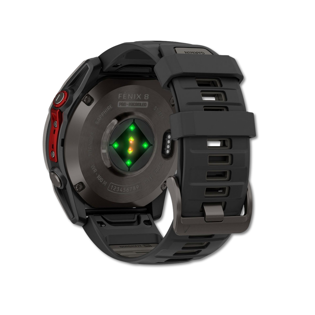 Garmin fenix 8 Pro MicroLED watch face screen