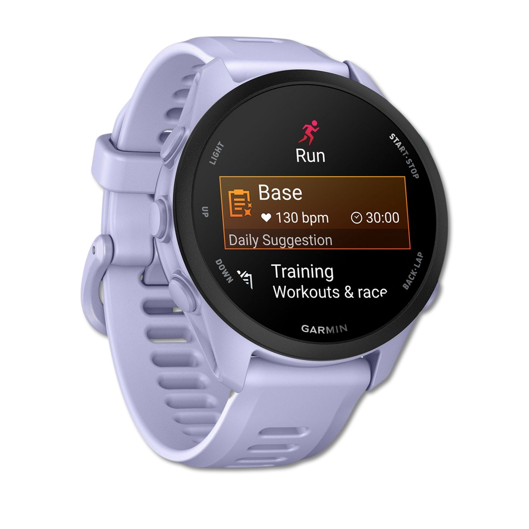 Garmin Forerunner 70 Cool Lavender left