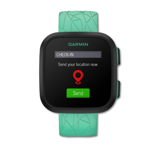 #Color_Green Burst Garmin Bounce location tracking
