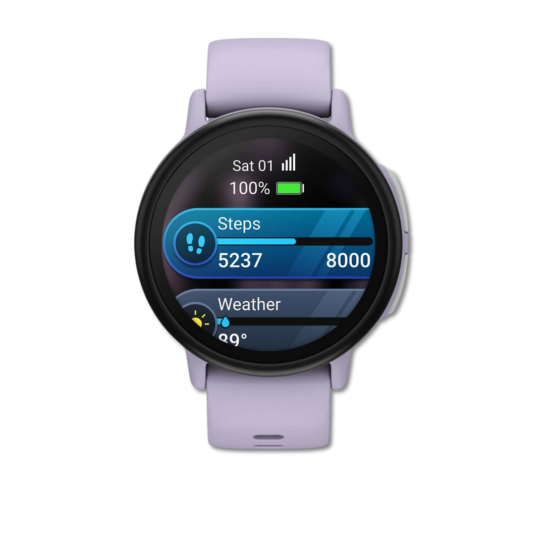 #Color_Light Purple Garmin Bounce 2 worn by child