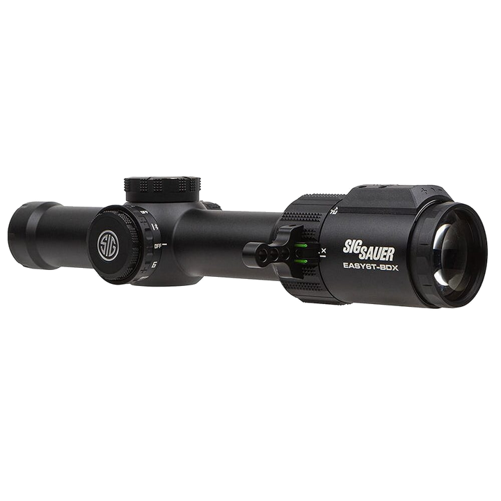 Sig Sauer EASY6-BDX 1-6x24mm riflescope, right side with illumination dial