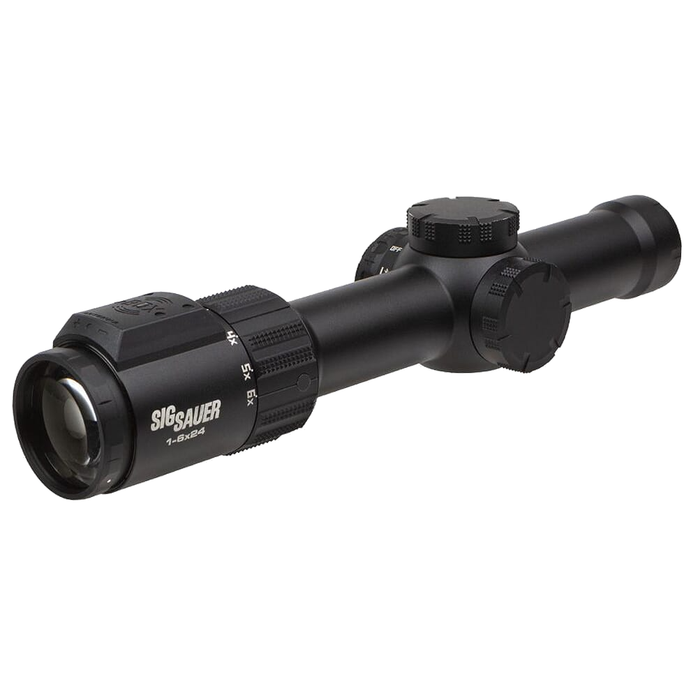 Sig Sauer EASY6-BDX 1-6x24mm riflescope, objective end angled