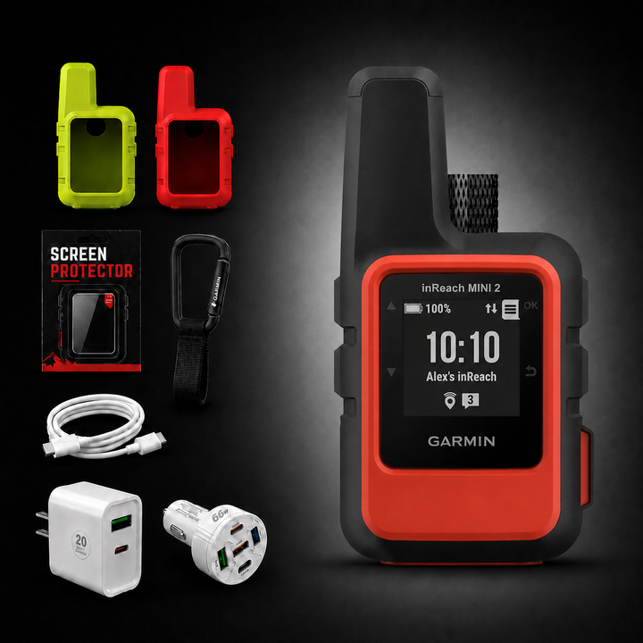 Garmin inReach® Mini 2 Compact Satellite Communicator - Bundle