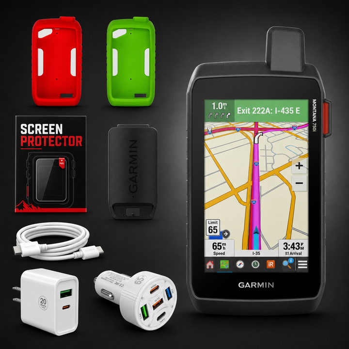 Garmin Montana® 750i Handheld GPS with inReach® Satellite Technology and 8MP Camera