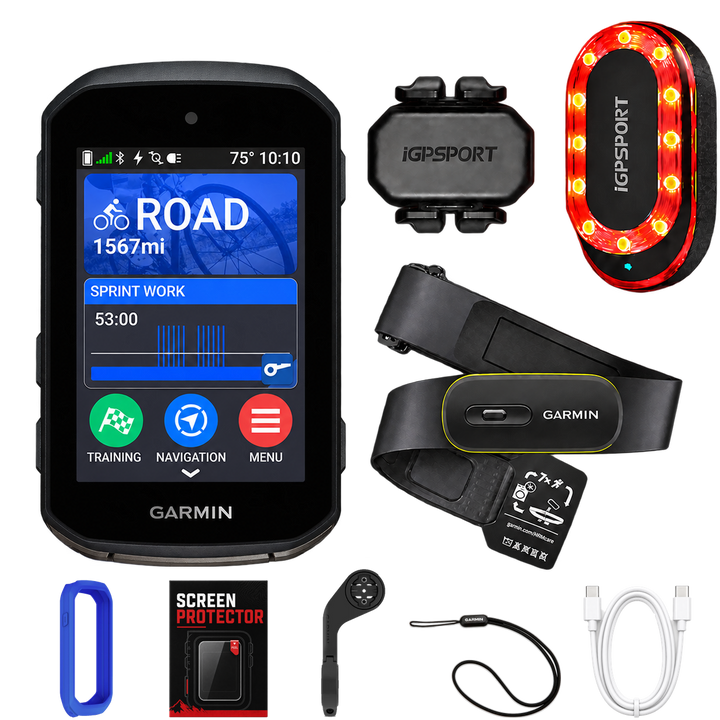 Garmin Edge 850 Ultimate Bundle with SR Mini radar, HRM 200, cadence sensor and accessories