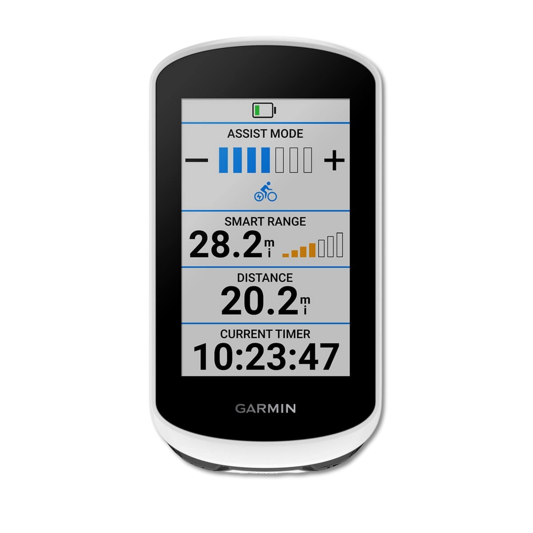 Garmin Edge Explore 2 — e-bike data screen