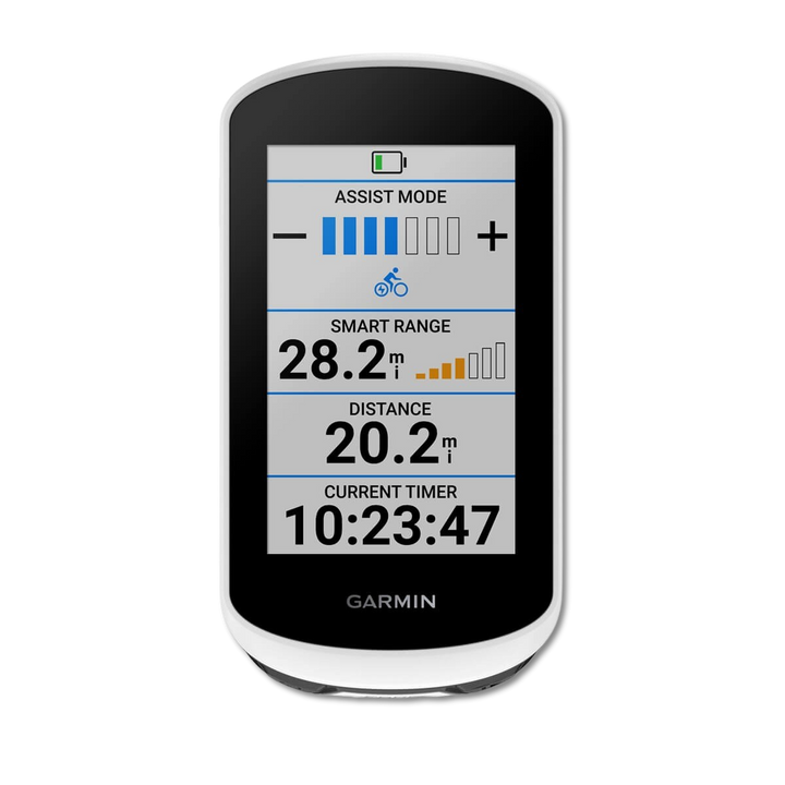 Garmin Edge Explore 2 — e-bike data screen