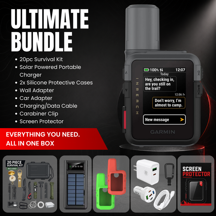 Garmin inReach® Mini 3 Satellite Communicator - Ultimate Bundle