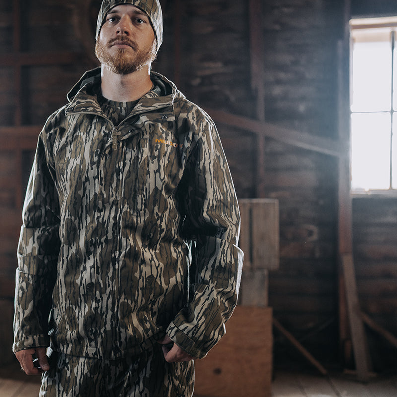 Muddy Men's TRX Lightweight Rain Jacket - Mossy Oak Bottomland