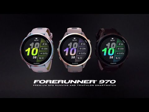 Garmin Forerunner® 970 Smartwatch - Bundle with Free Charging Accessories