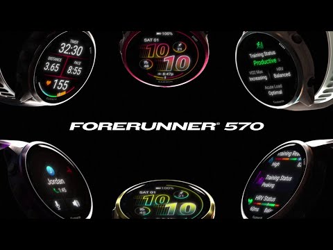 Garmin Forerunner® 570 Smartwatch - Bundle with Free Charging Accessories