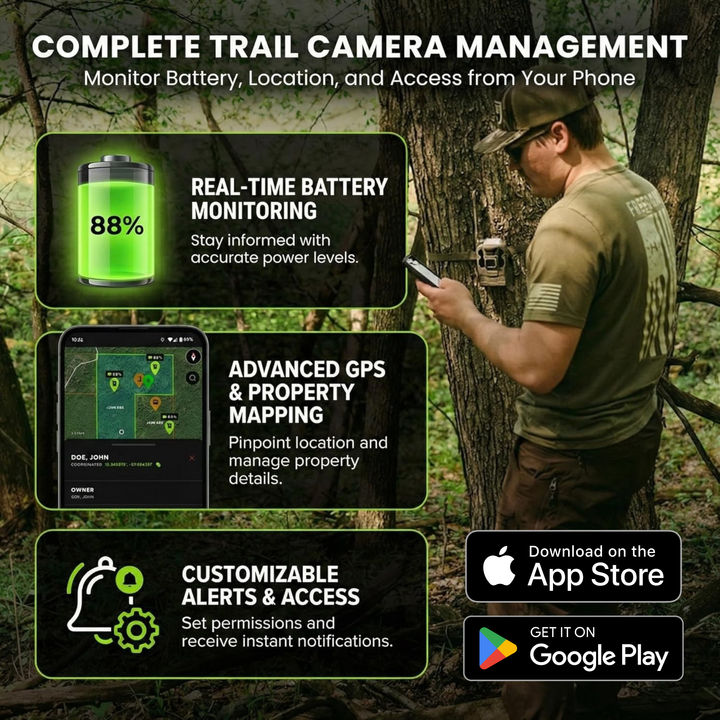 BUY 4 & SAVE! TACTACAM REVEAL PRO 3.0 with Lipo Batteries, Solar Panels, Lockable Straps, SD Cards, and Cleaning Cloth