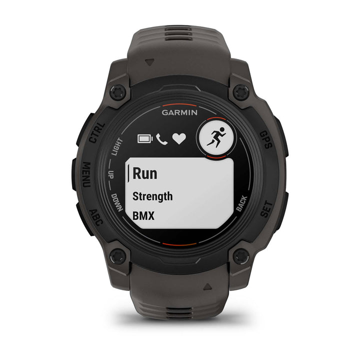 Garmin Instinct E 40mm Black with Charcoal Band - right side