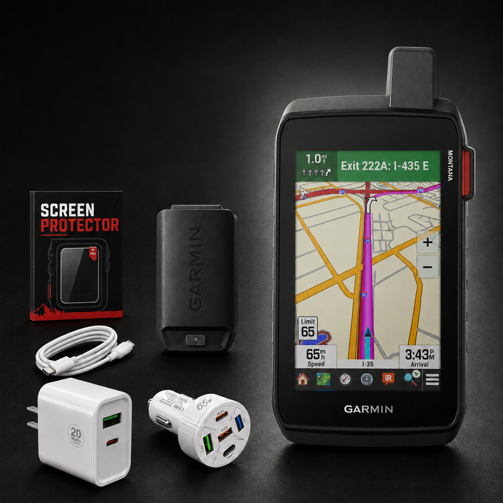 Garmin Montana® 710i Rugged GPS Touchscreen Navigator with inReach® Technology - Bundle