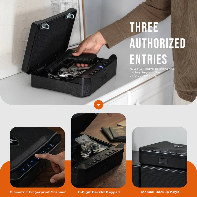 RPNB Quick Access Fingerprint Gun Safe RP2018